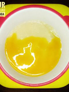 Foto resep Snack MPASI Bubur kacang hijau saos Mangga