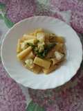 Pasta pesce spada e asparagi