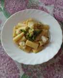 Pasta pesce spada e asparagi