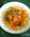 Sopa Rusa con papas y apio