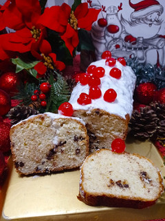 Una foto de Pan dulce nevado para Navidad 🎄