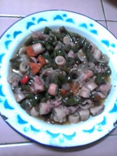 Foto resep Oseng mercon cumi asin