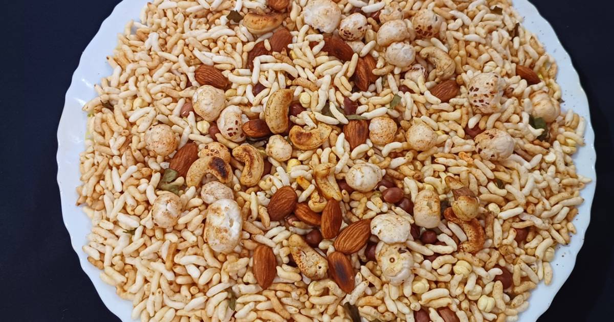 Oven Roasted Puffed Rice Mixture Recipe by ZMA Cookpad
