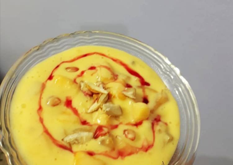 Step-by-Step Guide to Make Speedy Mango Custard