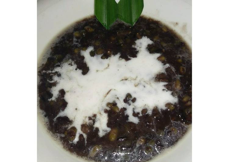 Bubur ketan hitam mix kacang hijau