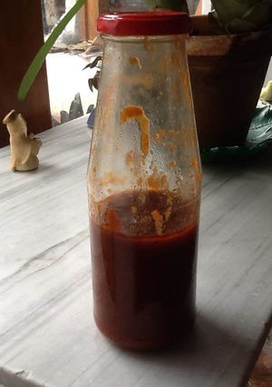 Una foto de Ketchup casero