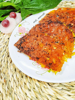 عکسی از دستور تهدیگ نان لواش با زیره