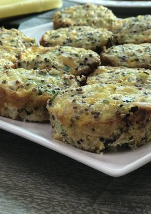 عکسی از دستور املت کینوآ و ژامبون