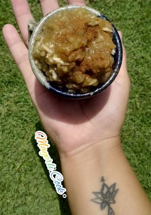 Una foto de Arroz con coco