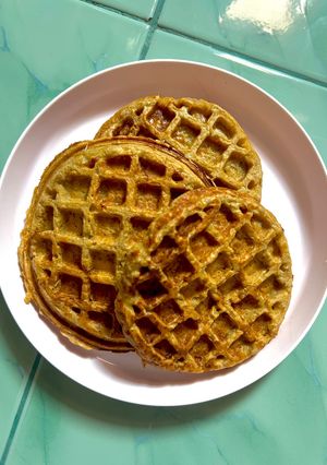 Foto resep 76. Banana Waffle