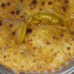 A picture of Leftover daal paratha.