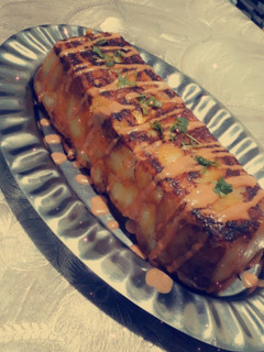 صورة لوصفة غراتان بطاطا بالبيض بذوق الشاورما