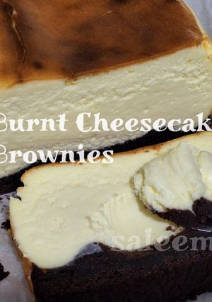 Foto resep Burnt Cheesecake Brownies