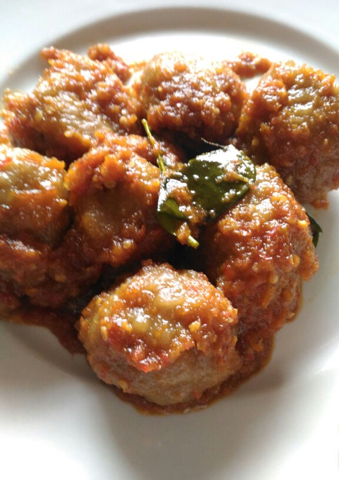 Foto resep Pentol pedas mercon