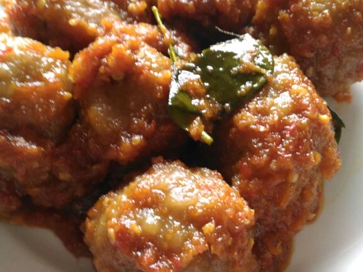 Langkah Gampang Membuat Resep Pentol pedas mercon yang Uenak Anti Ribet, Mantap Sekali