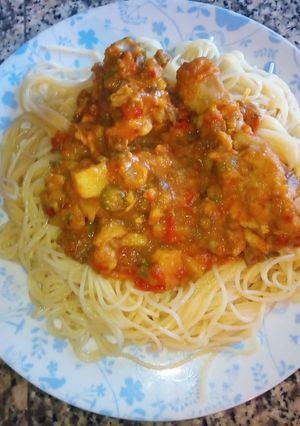 Una foto de Pollo Guisado con papas