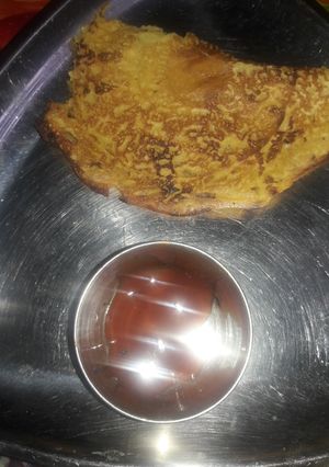 A picture of Besan chila.