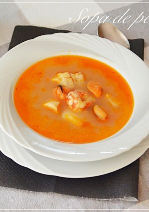 Foto principal de Sopa de pescado. (Thermomix)