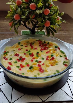 A picture of कस्टर्ड पुडिंग (Custard Pudding in Hindi) # march.