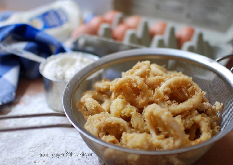 Resep Calamari (Cumi Goreng Tepung), Enak