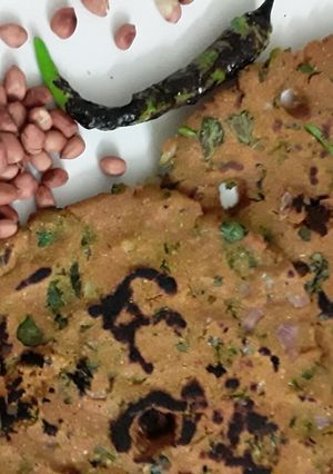 ज्वारीच्या पिठाचे थालिपीठ (मराठवाडा स्पेशल) (jowarichya pithache thalipith recipe in marathi) रेसिपी चे मुख्य फोटो