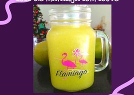 Suco de maracujá com couve