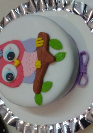 Una foto de Torta con decoración para niños
