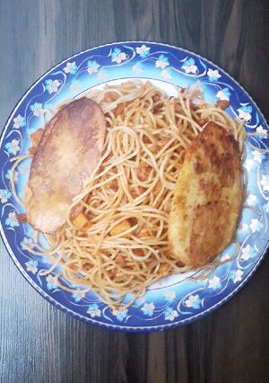 عکسی از دستور ماکارونی با سویا