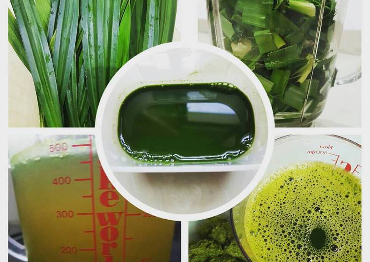 Resep Pandan Ekstrak / Sari Pandan Anti Gagal