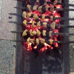 A picture of B.b cue beef Tikka boti.