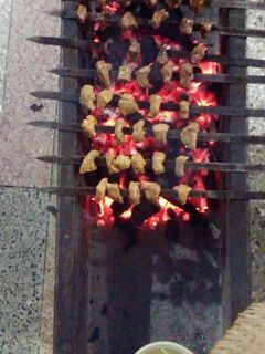 A picture of B.b cue beef Tikka boti.