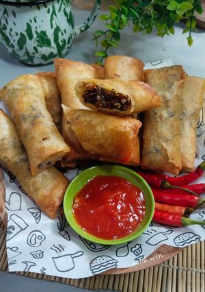 Foto resep Lumpia jamur udang