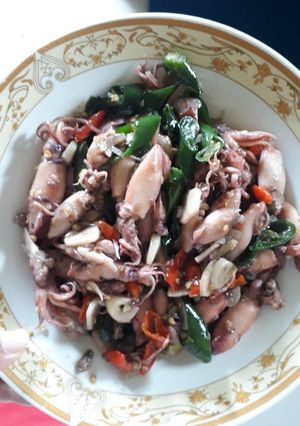 Foto resep Cumi asin cabe ijo jeletot
