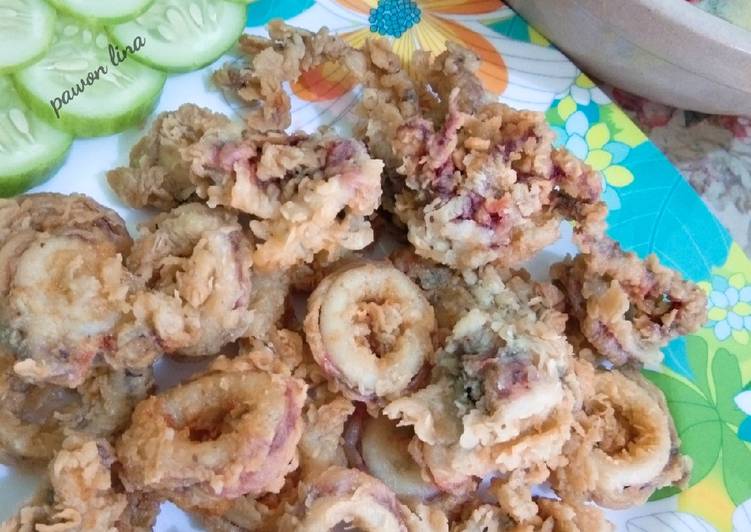 Resep: Cumi Tepung Crispy | Recook xanderskitchen Simple - Resep Masakan