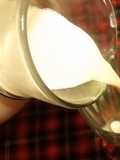Jugo de curuba en leche