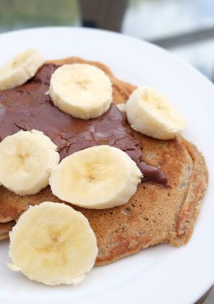 Foto resep Pancake pisang nutela