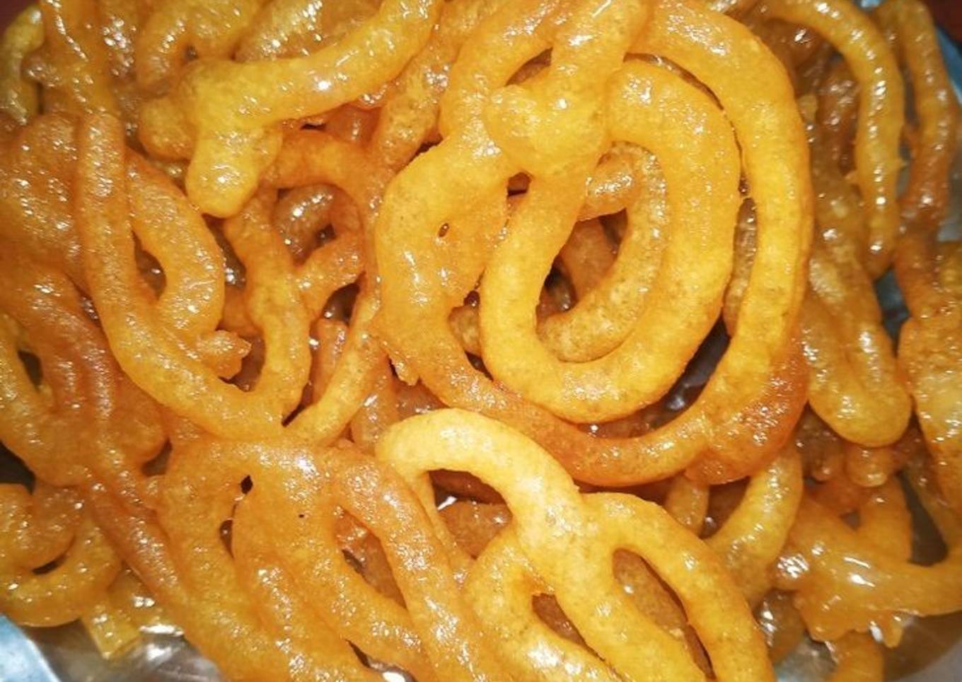 Homemade jalebi