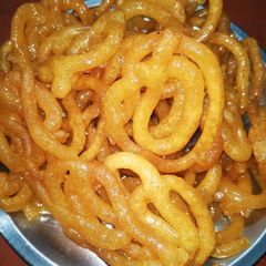 A picture of Homemade jalebi.