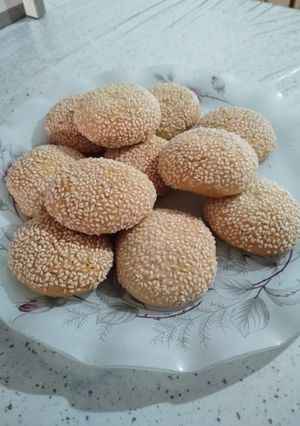 عکسی از دستور کلوچه کنجدی