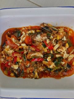 Foto resep Sarden Saus Tomat dan Telur Orak Arik