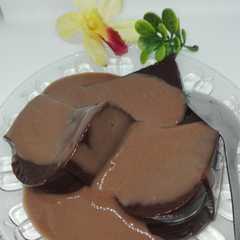 Puding Coklat Nutrijell vla Coklat রেসিপির প্রধান ছবি