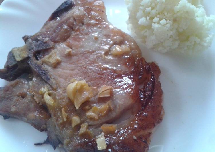 Bisteca de porco assada agridoce - Tudogosreceitas