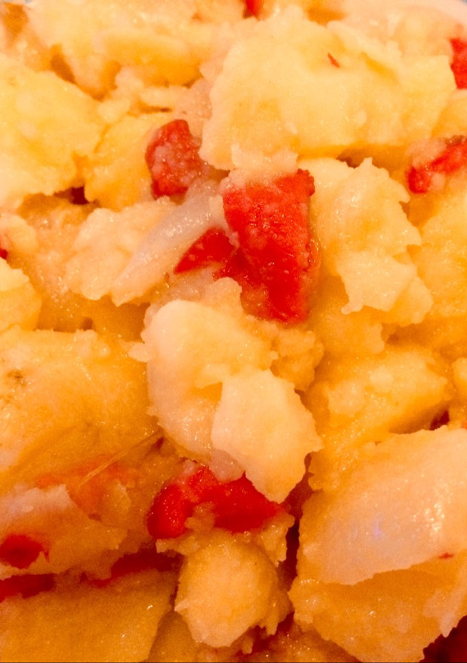 Una foto de Ensalada parrillera sin parrilla. Guarnición ideal para el asado