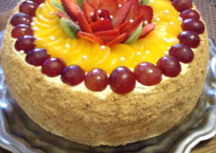 Бисквитный торт пошаговый рецепт с фото. Автор рецепта