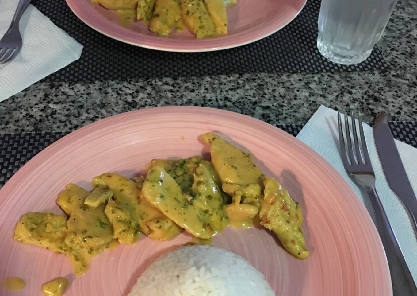 Pollo a la naranja
