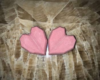 The New Way Prepare Recipe Geometric Heart Cakesicles Delicious