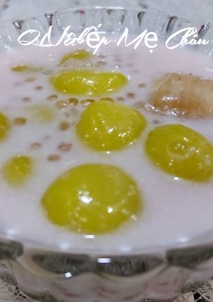 Hình của món Chè chuối khoai dẻo.