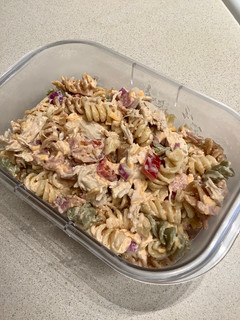 A picture of Chicken Pasta Salad.