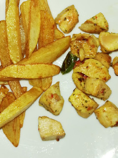 صورة لوصفة بطاطا مقلية 🥔 ودجاج