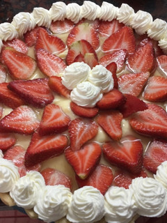 Una foto de Tarta de frutillas